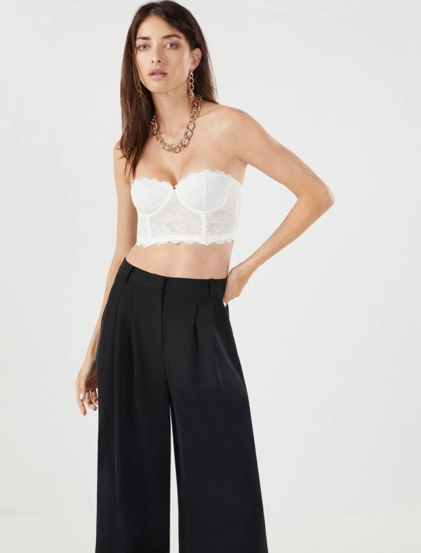 BCBG MONROE BUSTIER - OFF WHITE