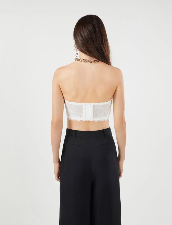 BCBG MONROE BUSTIER - OFF WHITE - Image 3