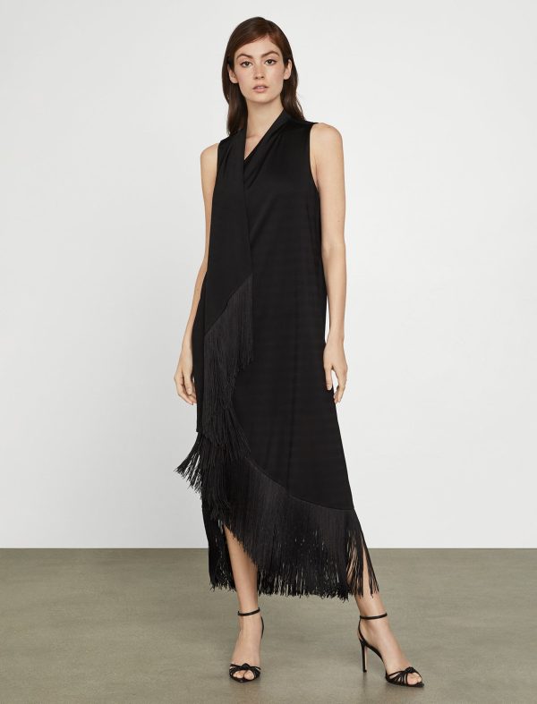 Bcbg Asymmetric Fringe Dress - Image 5