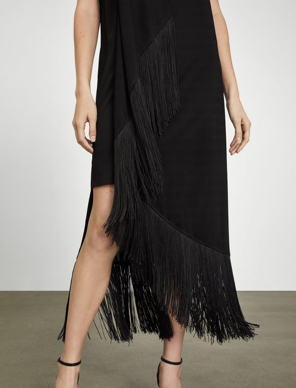 Bcbg Asymmetric Fringe Dress - Image 6