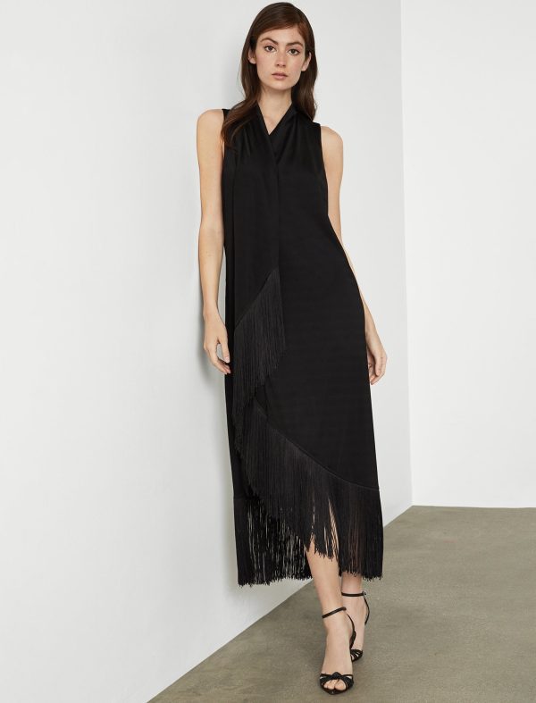 Bcbg Asymmetric Fringe Dress - Image 7