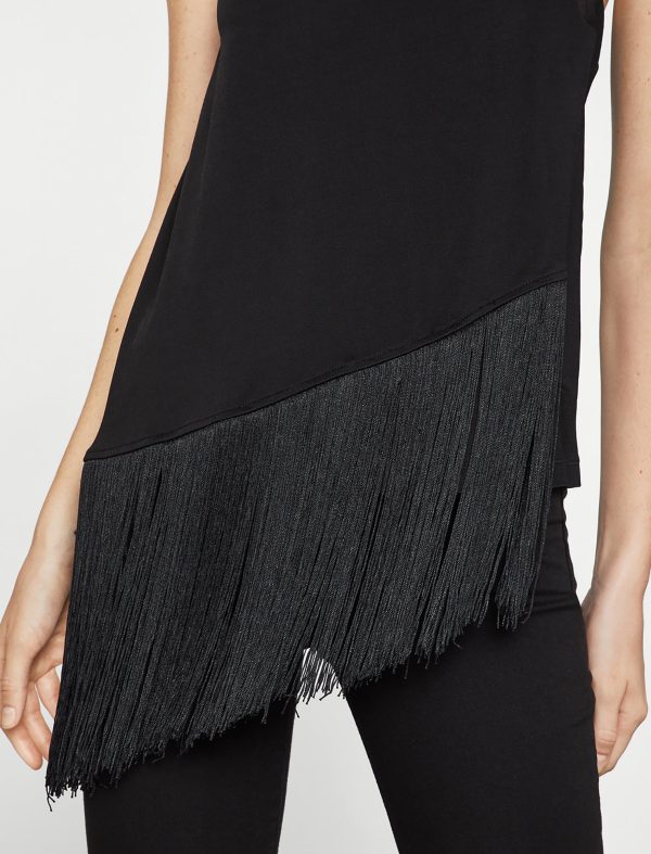 Bcbg Asymmetric Fringe Top - Image 7