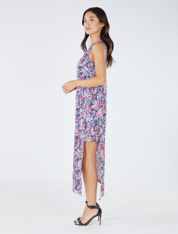 Bcbg Nolan Overlay Midi Dress - Image 3