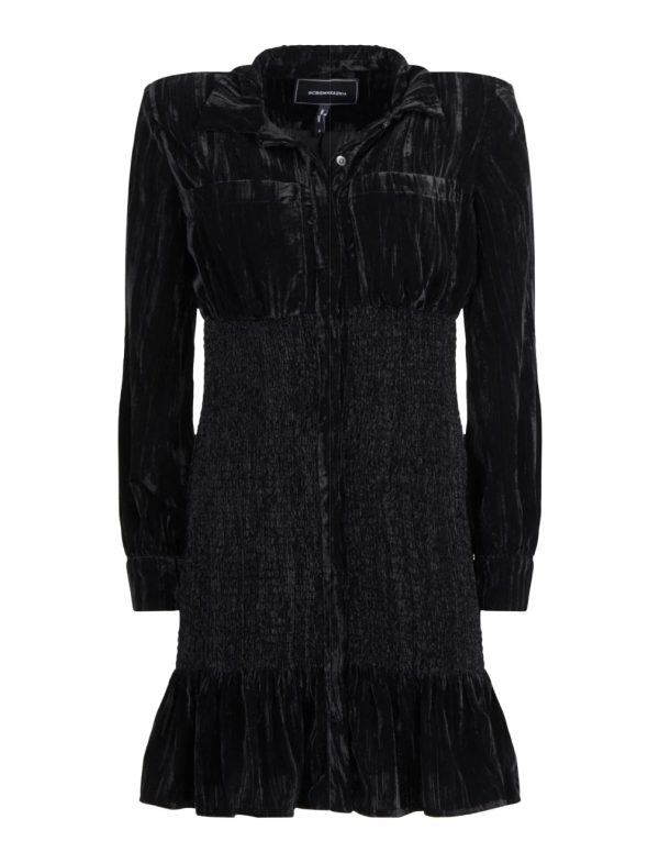 BCBG NOMI SHIRT DRESS - BLACK BEAUTY - Image 5