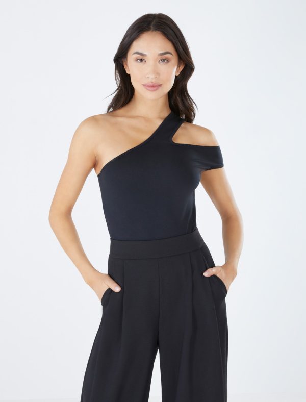 Bcbg Asymmetrical Cold Shoulder Top