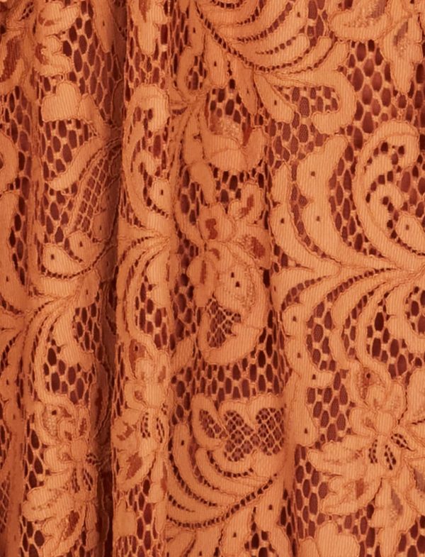 BCBG NORMA LACE EVENING DRESS - SUNKISSED - Image 6