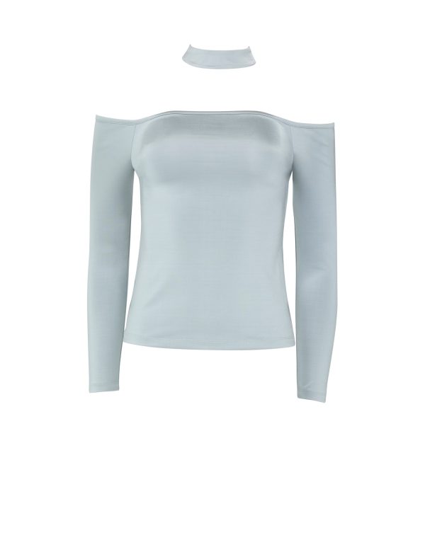 Bcbg Off-The-Shoulder Mock Neck Top - Image 5