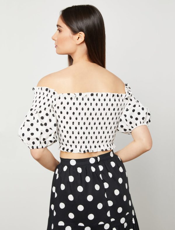 Bcbg Off-The-Shoulder Puff Sleeve Top - Image 4