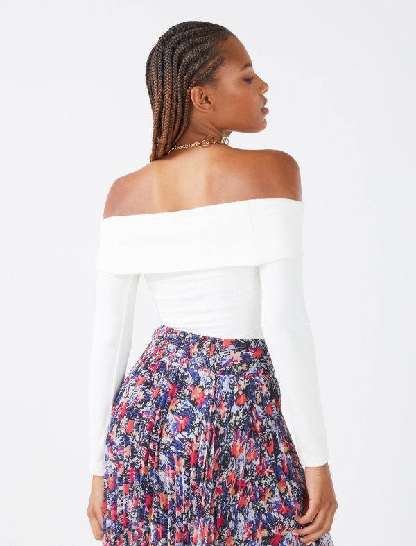 Bcbg Off-The-Shoulder Rib Top - Image 14