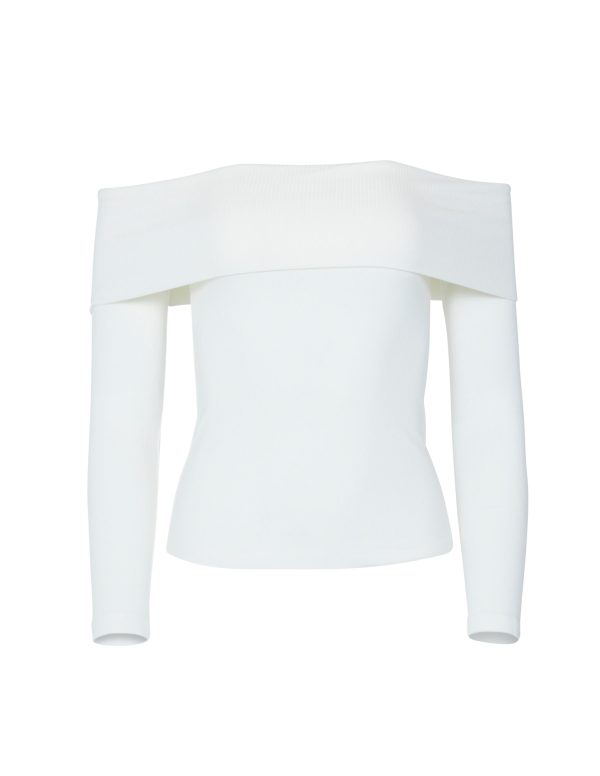 Bcbg Off-The-Shoulder Rib Top - Image 15