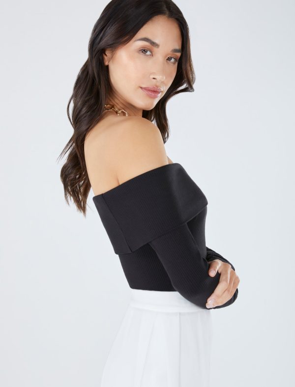 Bcbg Off-The-Shoulder Rib Top - Image 16