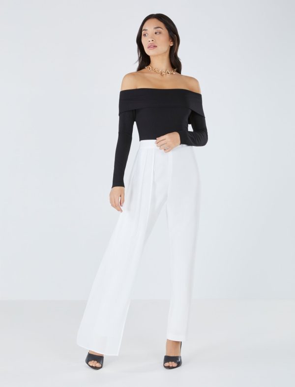 Bcbg Off-The-Shoulder Rib Top - Image 18