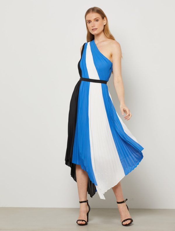 Bcbg One Shoulder Asymmetrical Dress - Image 2