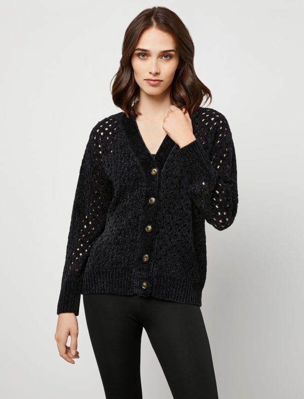 Bcbg Open Weave Cardigan Sweater