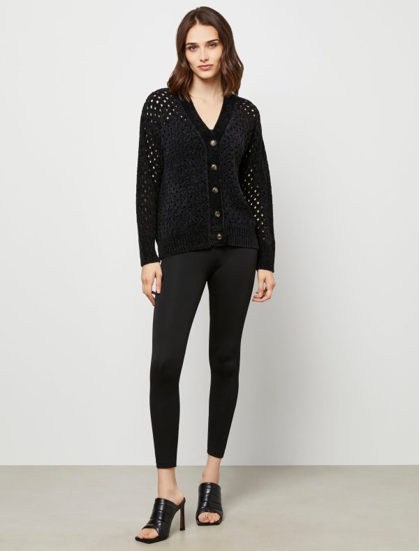 Bcbg Open Weave Cardigan Sweater - Image 2