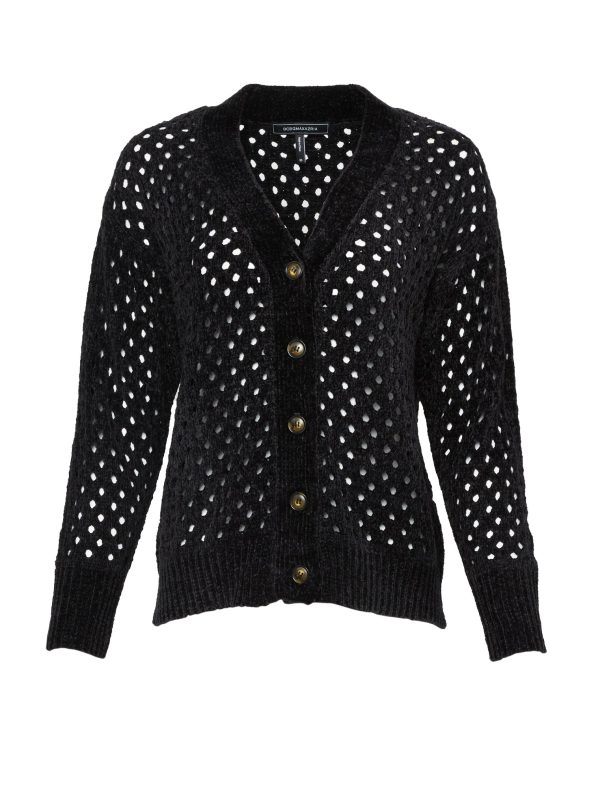 Bcbg Open Weave Cardigan Sweater - Image 5