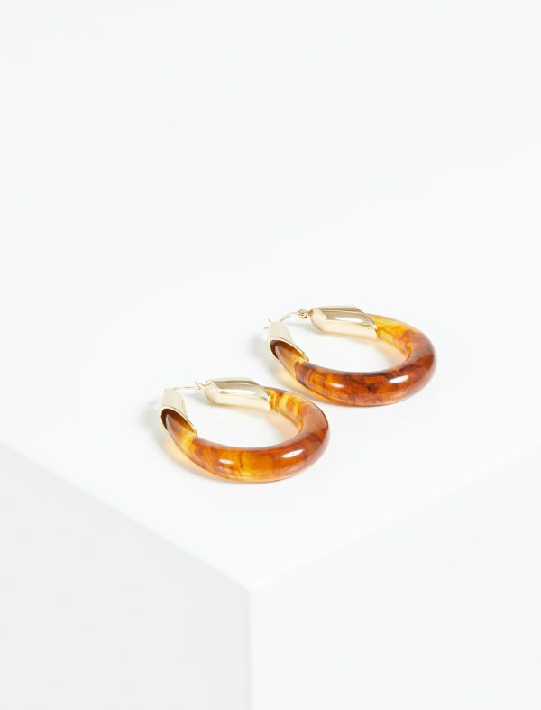 Bcbg Organic Hoop Earrings - Image 2