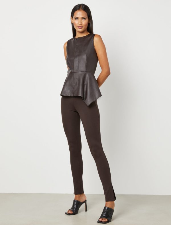 Bcbg Asymmetrical Peplum Top - Image 2