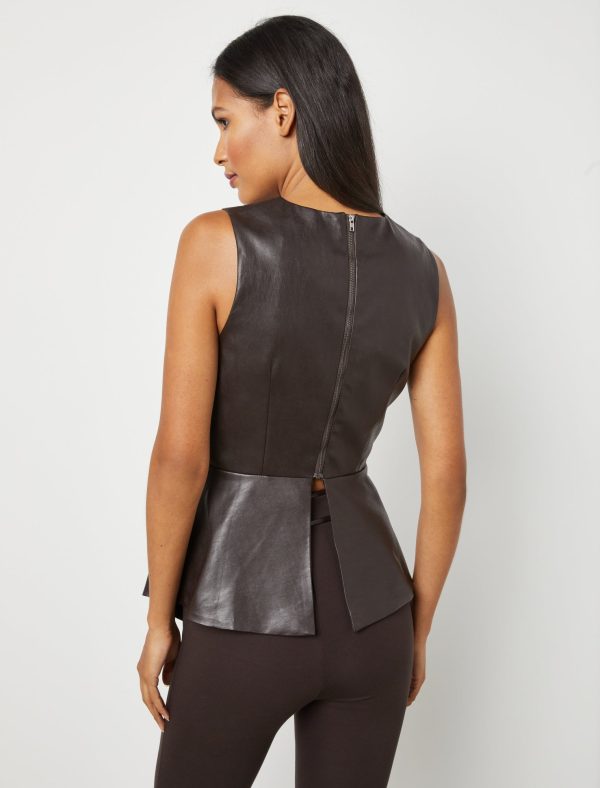 Bcbg Asymmetrical Peplum Top - Image 17