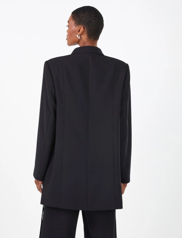 BCBG PAZIENZA TUXEDO JACKET - BLACK - Image 3