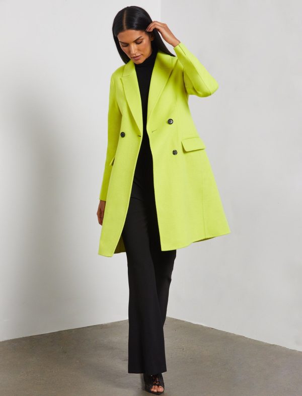 Bcbg Phoebe Double-Faced Wool Coat