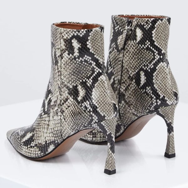 BCBG PIA BOOTIE - NATURAL SNAKE - Image 2