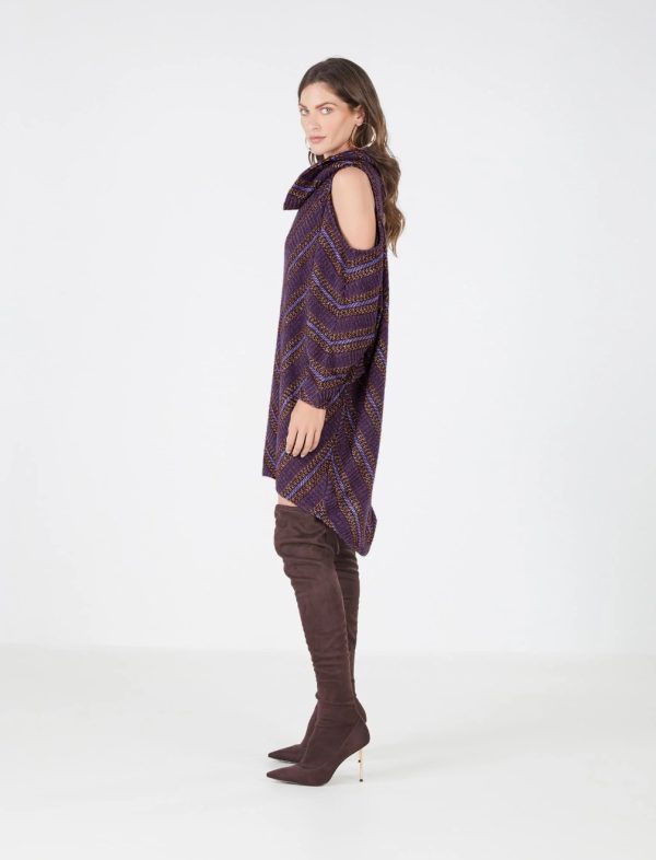 BCBG PIA COWL NECK DRESS - Image 3