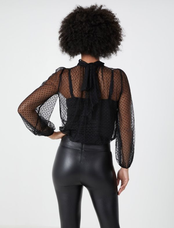 Bcbg Point D'esprit Bodysuit - Image 11