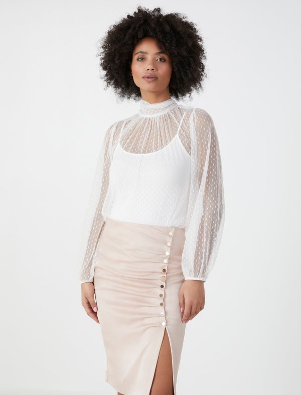 Bcbg Point D'esprit Bodysuit - Image 14