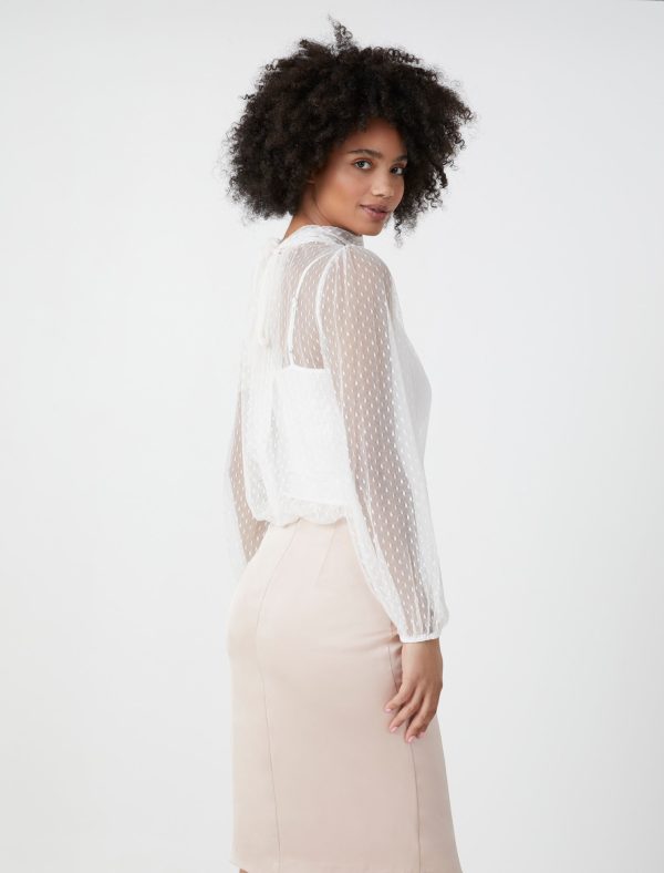 Bcbg Point D'esprit Bodysuit - Image 16