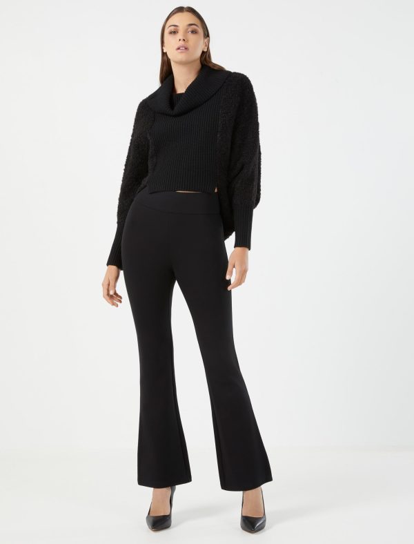 Bcbg Ponte High-Waist Flare Pant