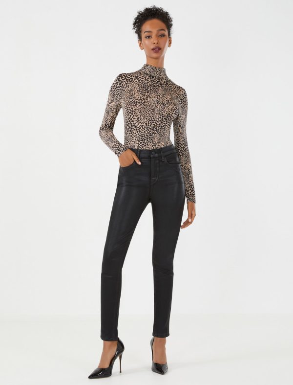 Bcbg Printed Turtleneck Top - Image 2