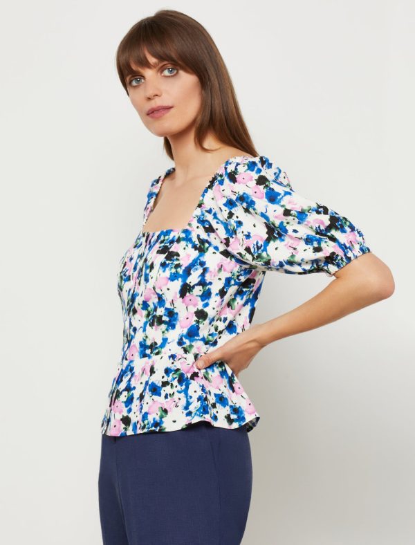 Bcbg Puff Sleeve Top - Image 3