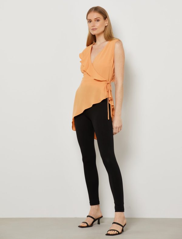 Bcbg Asymmetrical Wrap Top - Image 2