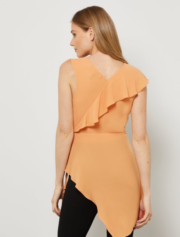 Bcbg Asymmetrical Wrap Top - Image 4