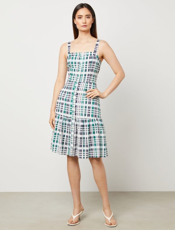 Bcbg Quinn Square Neck Dress