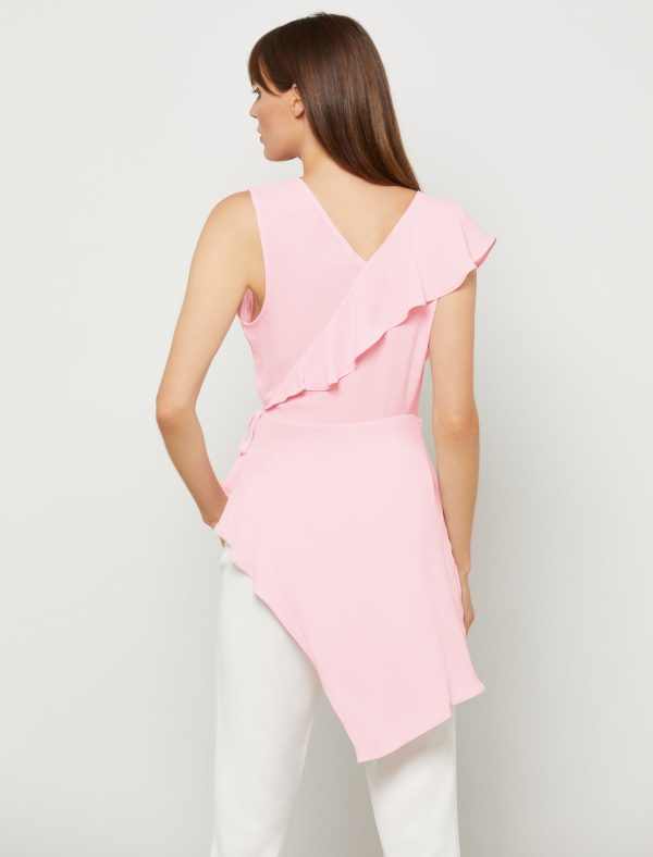 Bcbg Asymmetrical Wrap Top - Image 4