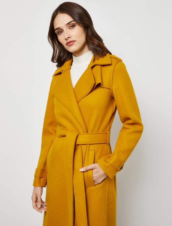 Bcbg Raw-Edge Belted Trench Coat - Image 2