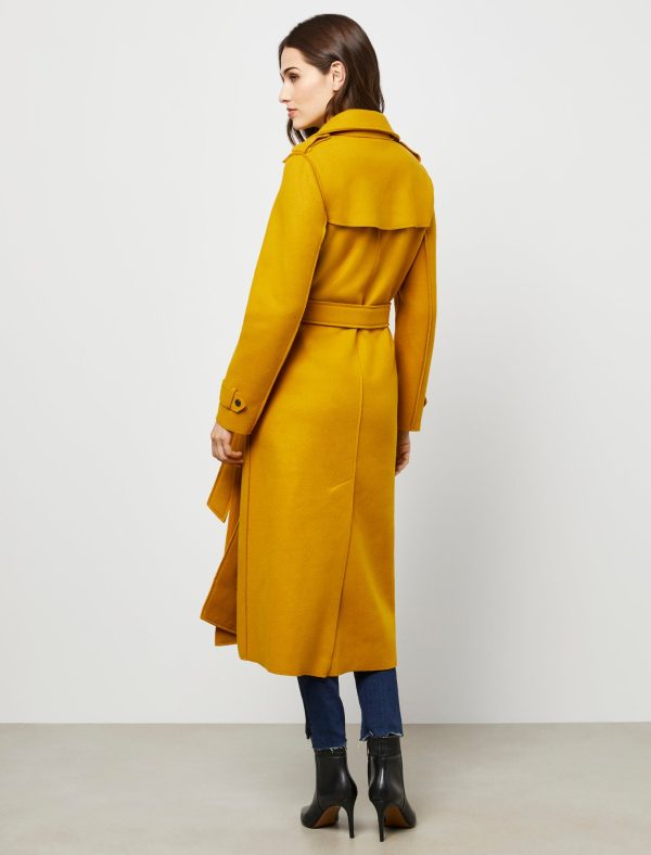 Bcbg Raw-Edge Belted Trench Coat - Image 6