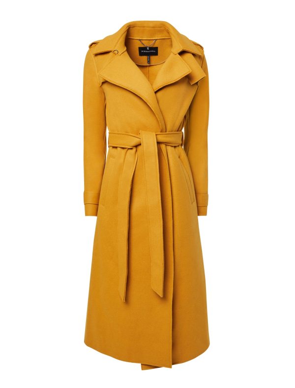 Bcbg Raw-Edge Belted Trench Coat - Image 8