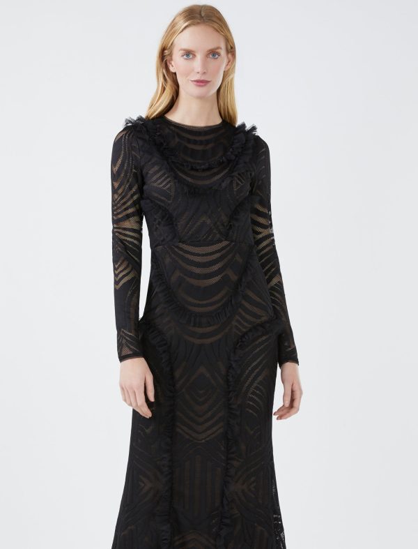 Bcbg Athena Lace Evening Gown - Image 3