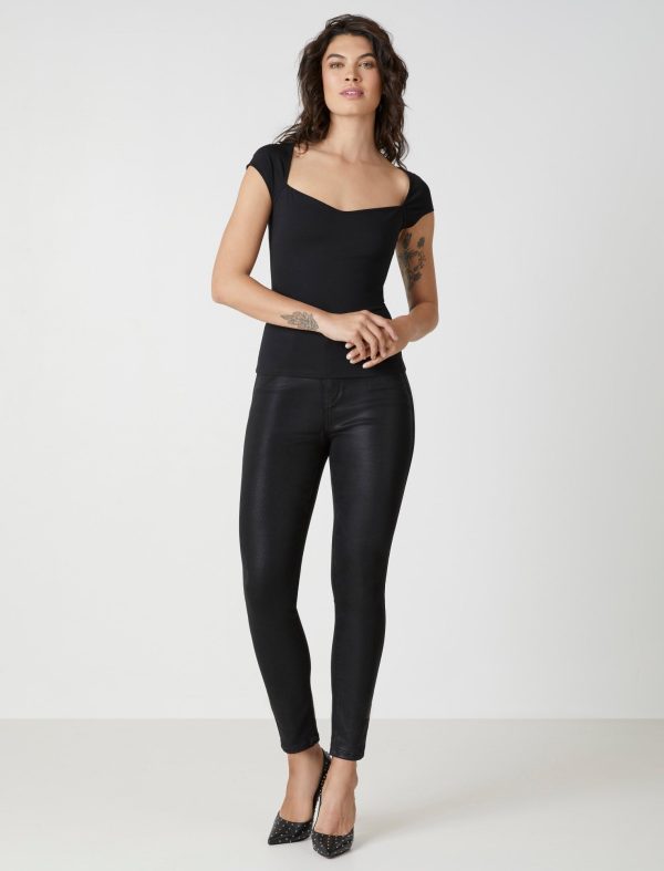 Bcbg Ribbed Cap Sleeve Top - Image 2