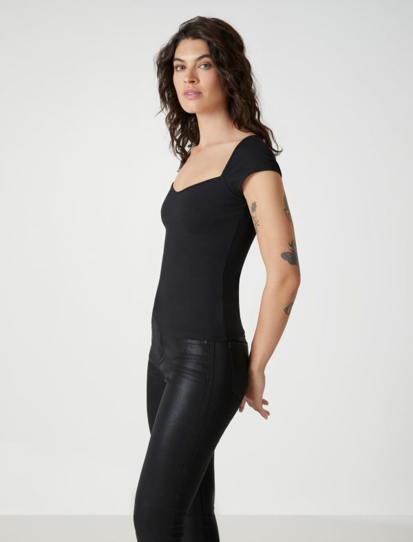 Bcbg Ribbed Cap Sleeve Top - Image 3