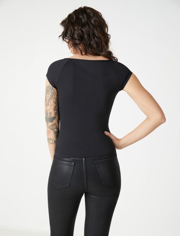 Bcbg Ribbed Cap Sleeve Top - Image 4