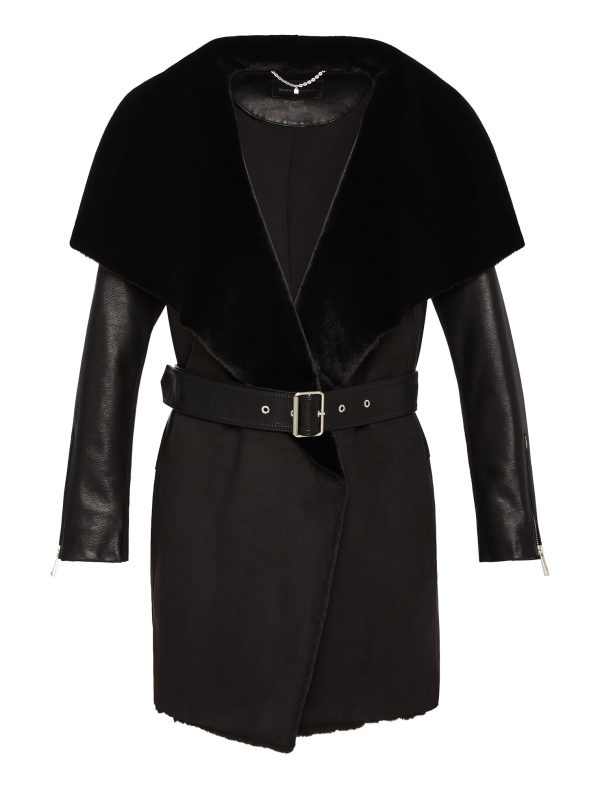 Bcbg Aubrey Lamb Leather Coat - Image 14