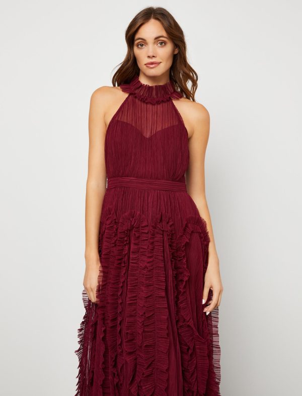 Bcbg Rosa Halter Neck Evening Gown - Image 2