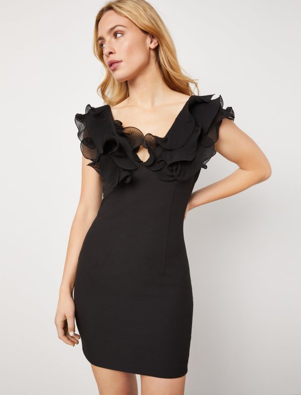 Bcbg Ruffle Bodycon Dress - Image 2