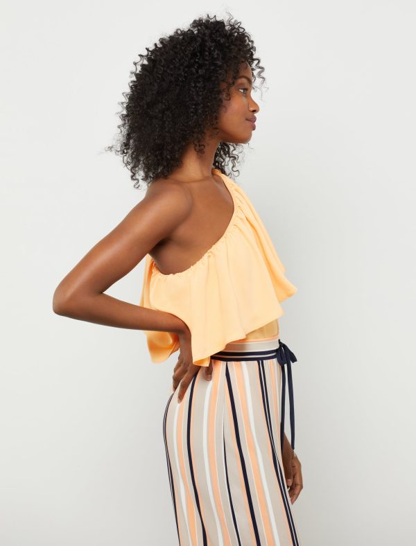 Bcbg Ruffle One-Shoulder Top - Image 4