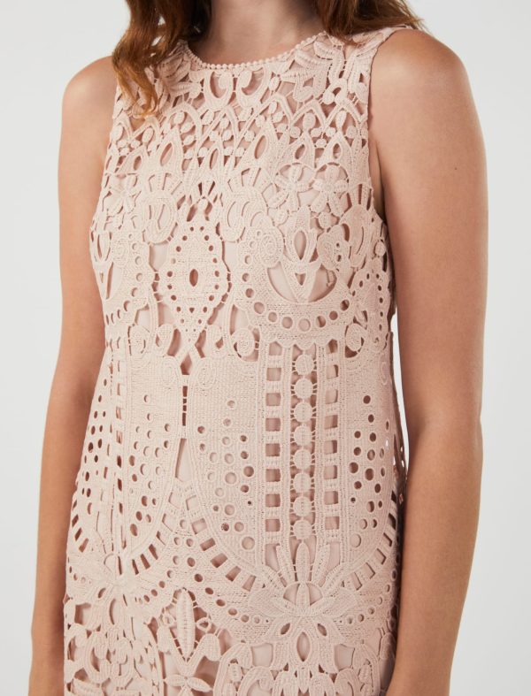 BCBG RYLEE LACE SHIFT MINI DRESS - Image 5