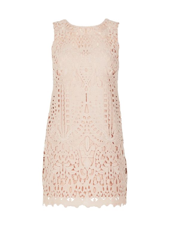 BCBG RYLEE LACE SHIFT MINI DRESS - Image 7